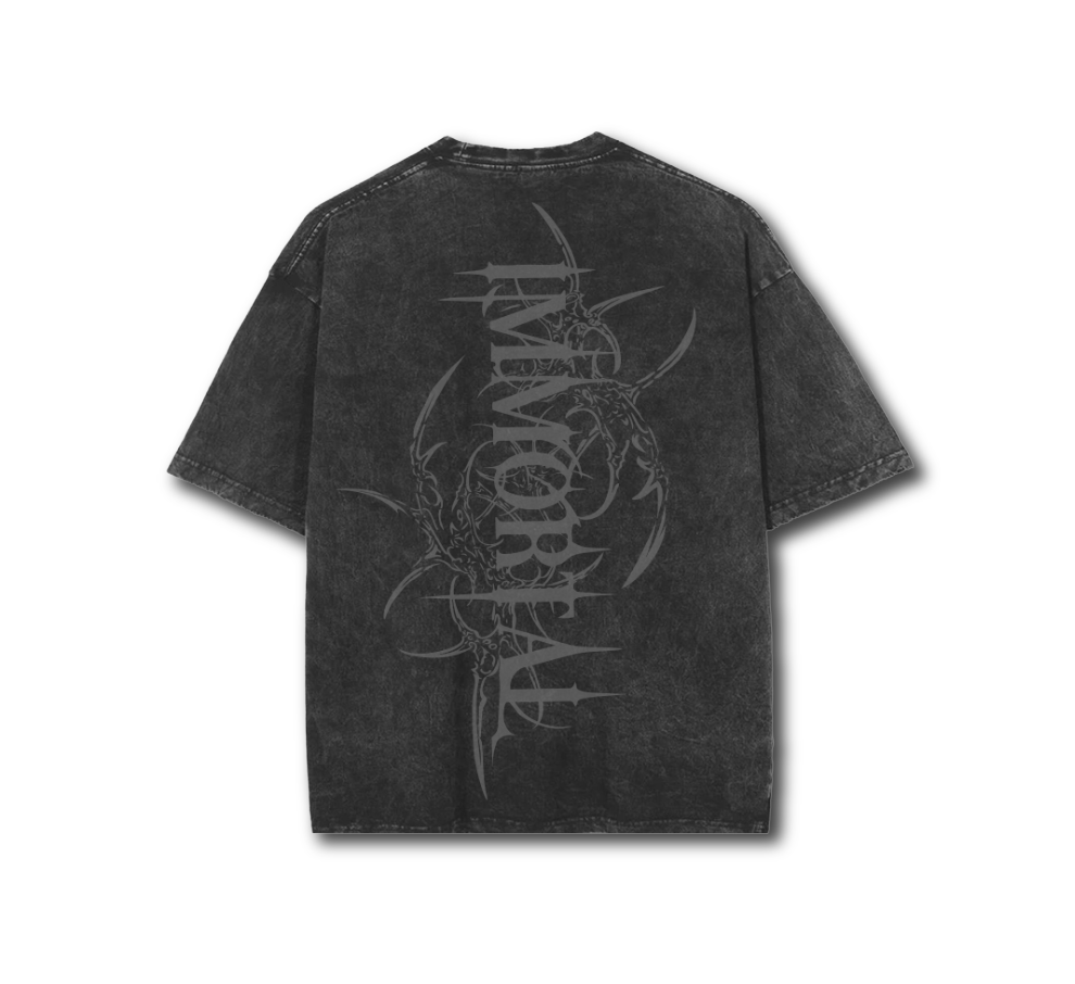 Black Oversized Heavyweight Washed